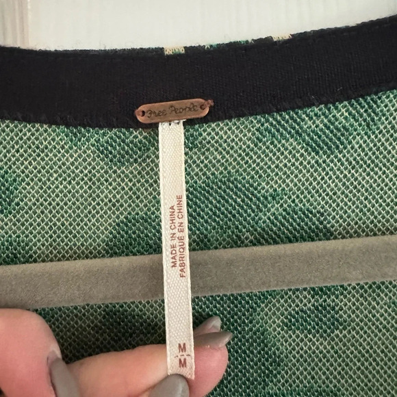 Free People Music and Lyrics Knit Sweater Mini Dress size medium - Picture 7 of 12